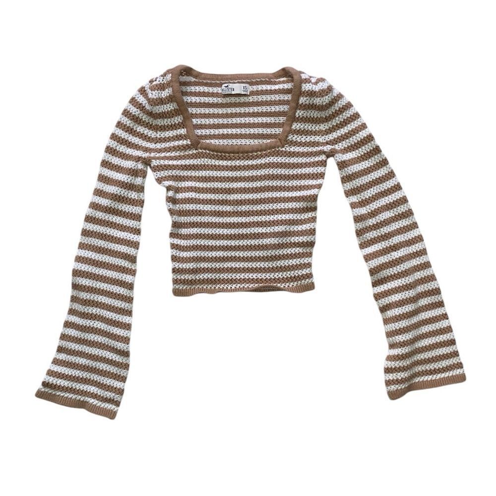 Hollister Co. Cropped Knit Top Size XS